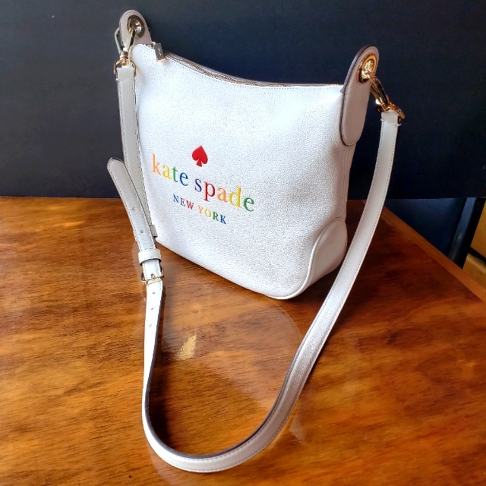 NWT Kate Spade Whitedove Crossbody Pride collection
